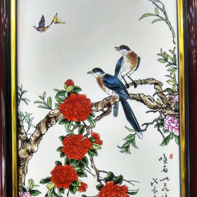 Bộ tranh sứ Tứ Quý - sản phẩm trang trí nhà cửa đẹp và độc đáo, mang nhiều ý nghĩa phong thủy may mắn
